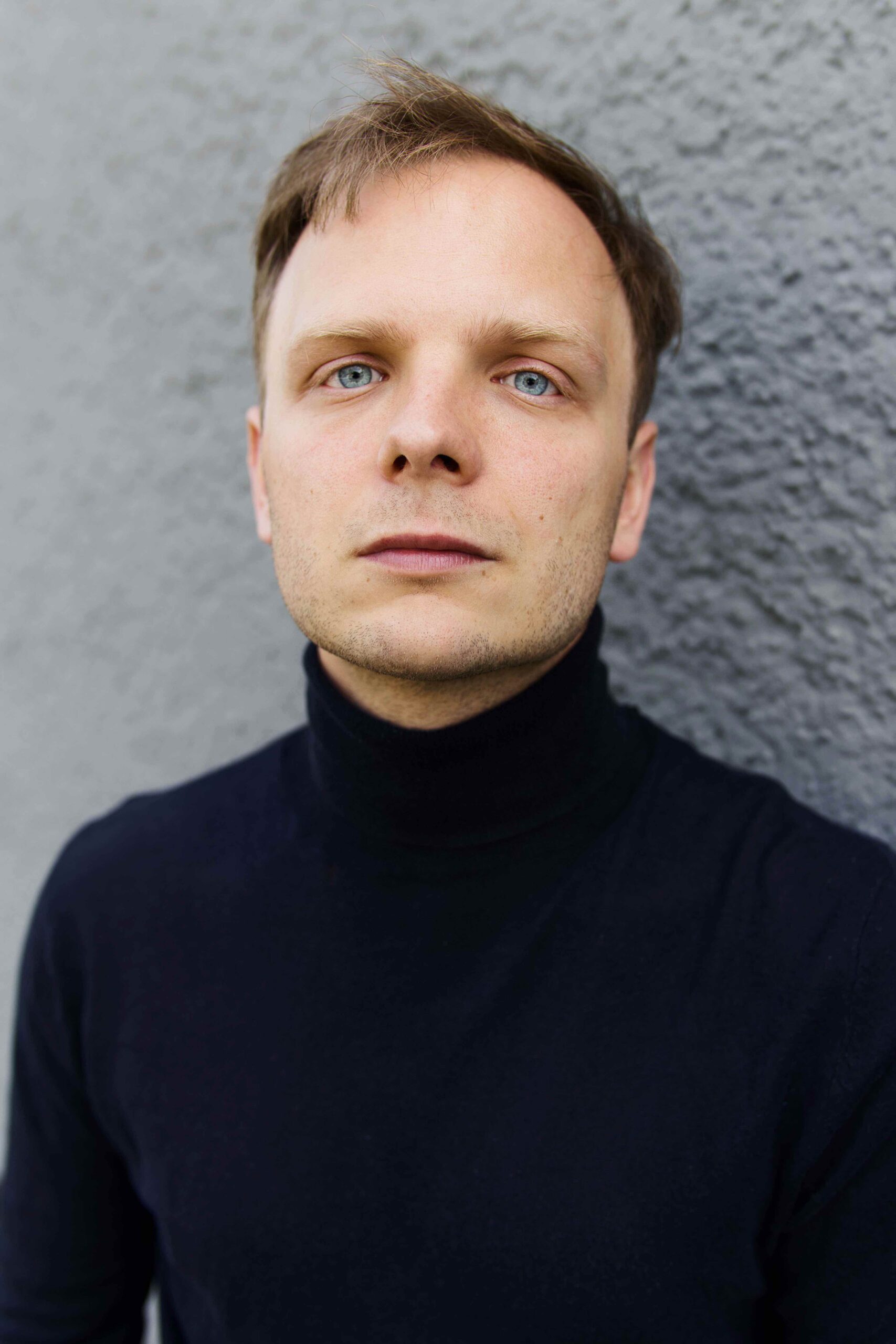 colour portrait of actor Fabian Baecker